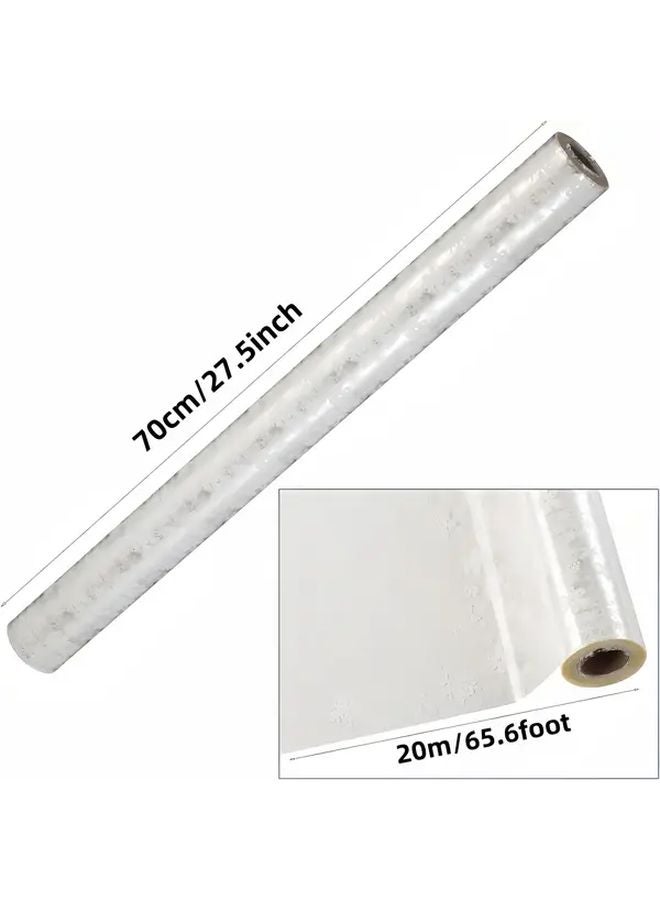 لفافة تغليف سيلوفان بولي بروبيلين شفافة لسلال الهدايا وترتيبات الزهور الميلادية - Image 3